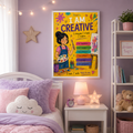 I Am Creative — Dauntless Daughters Affirmation Poster (Instant Download)