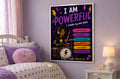 I Am Powerful — Dauntless Daughters Affirmation Poster (Instant Download)