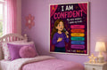 I Am Confident — Dauntless Daughters Affirmation Poster (Instant Download)