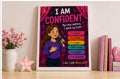 I Am Confident — Dauntless Daughters Affirmation Poster (Instant Download)